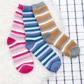 Ladies autumn and winter striped socks